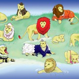 lions of the london underground poster commission