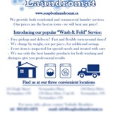 laundromat promotional flyer
