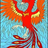 phoenix lancet window digital drawing