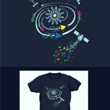 song satellite shirt design
