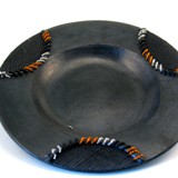 fairtrade beaded clay plate