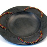 fairtrade beaded clay plate