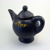 fairtrade beaded clay kettle