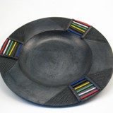 fairtrade beaded clay plate