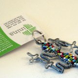 fairtrade beaded keychain