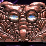 bronze dragon box - polymer clay & acrylic