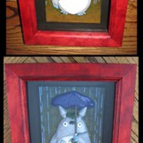 totoro - polymer clay & acrylic