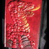 firedrake book - polymer clay & acrylic