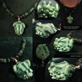 poison arrow frog necklace