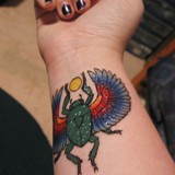 self-made temporary tattoo