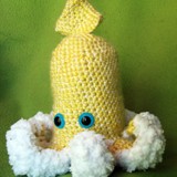 banana squid soft sculpture
