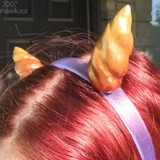wearable horns - bronze twisted
