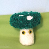 greencap mushroom soft sculpture