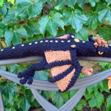 steampunk dragon soft sculpture