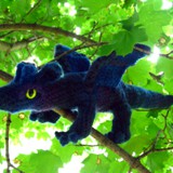 twilight dragon soft sculpture