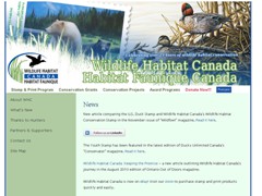 wildlife habitat canada - non-profit website